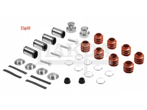 89541-HALDEX-FREN KALİPER TOZ LASTİK VE PERNO TAKIMI